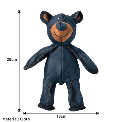 Mighty Bear Plush Interactive Teeth Cleaning Dog Toy