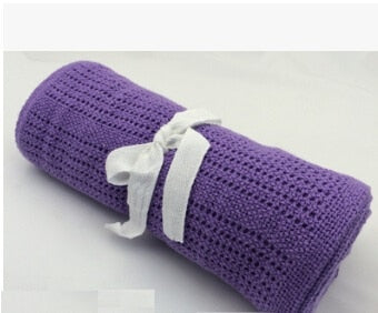 Super Soft Cotton Baby Swaddle Blanket & Stroller Cover