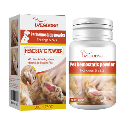 Pet Hemostatic Styptic Wound Healing Powder