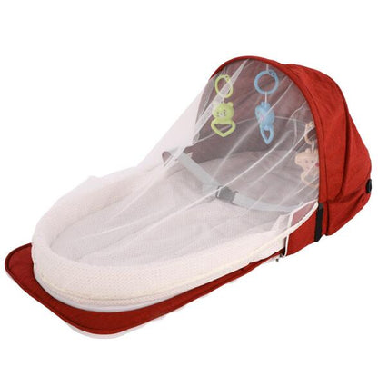Foldable Portable Baby Travel Bed with Mosquito Net