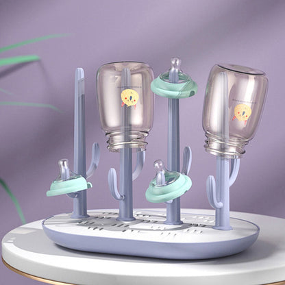 Space-Saving Baby Bottle Drying & Drain Rack