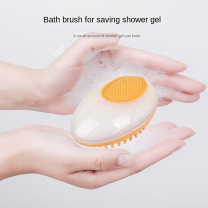 2-in-1 Silicone Pet Bath Brush & Massage Comb