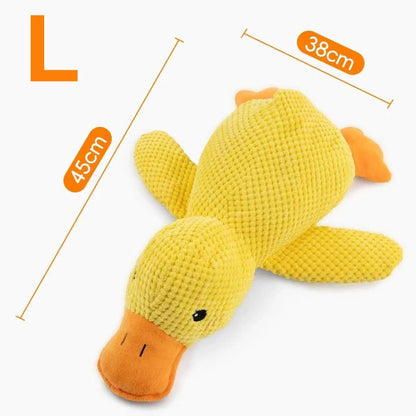 Plush Companion Duck Chew Toy with Sound for Cats & Dogs