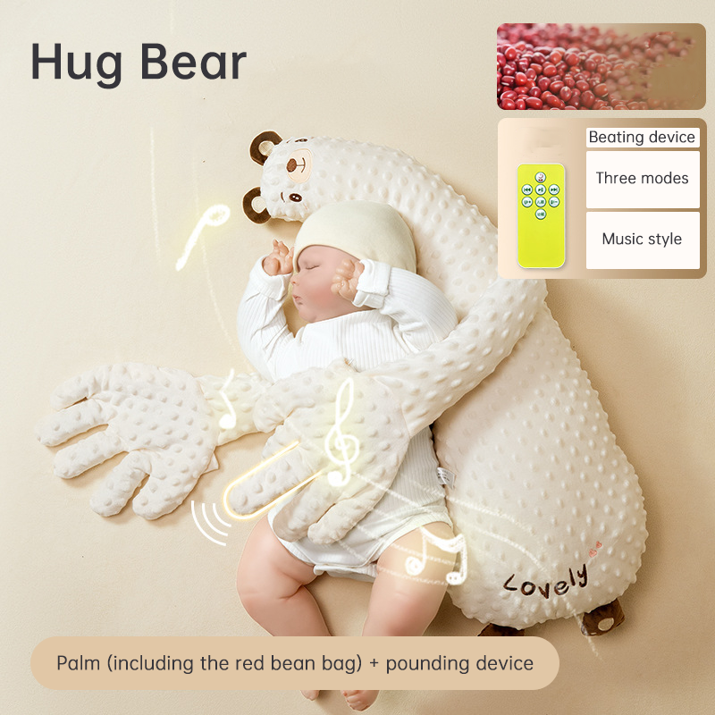 Baby Anti-Moros Reflex Soothing Sleep Pillow & Patting Toy