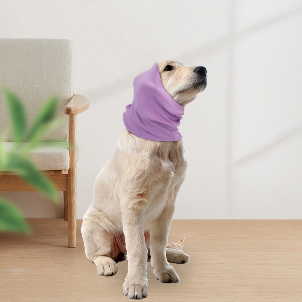 Calming Dog Ear Cover Hood for Anxiety Relief