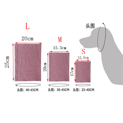 Calming Dog Ear Cover Hood for Anxiety Relief