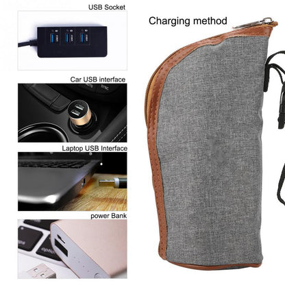 Portable USB Baby Bottle Warmer & Heating Bag