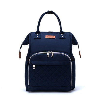 Lequeen Large Capacity USB Diaper Bag Travel Backpack