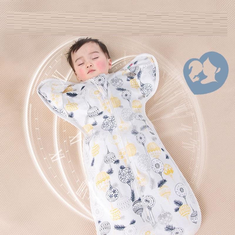 Cotton Anti-Kick Printed Baby Sleeping Bag