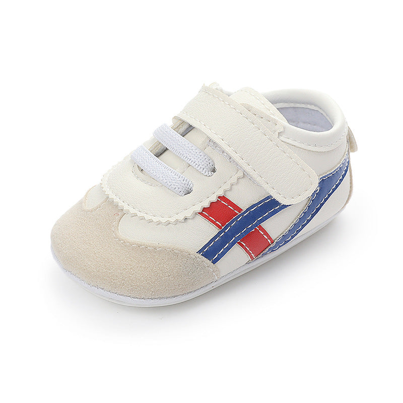 PU Baby & Toddler Shoes with PVC-Rubber Soles