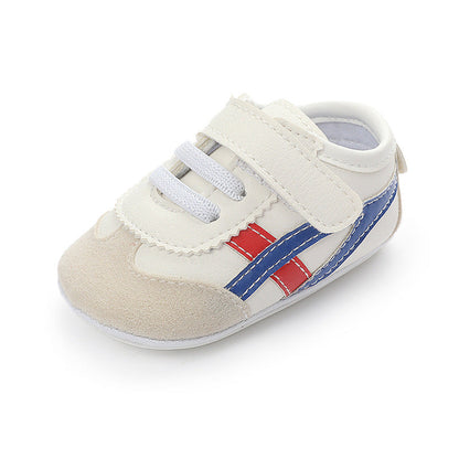 PU Baby & Toddler Shoes with PVC-Rubber Soles
