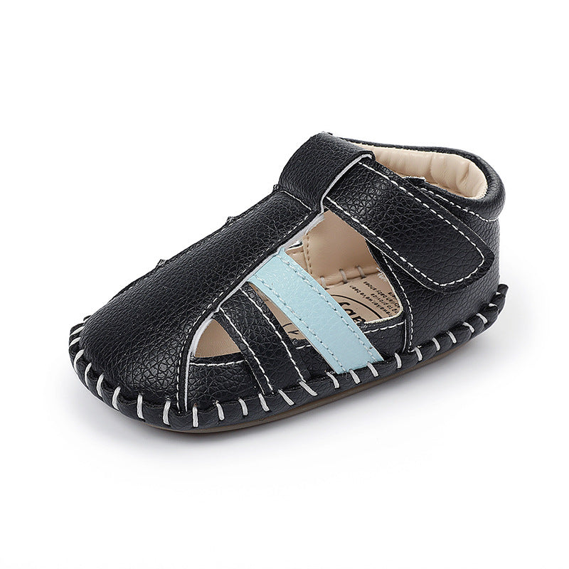 Stitched Baby Sandals with Rubber Soles