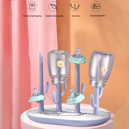 Space-Saving Baby Bottle Drying & Drain Rack