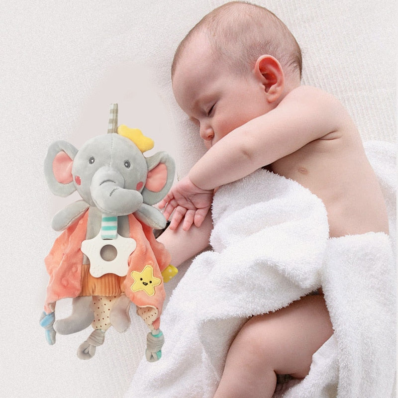 Soft Baby Rattle Toy Set for Newborns 0-24 Months