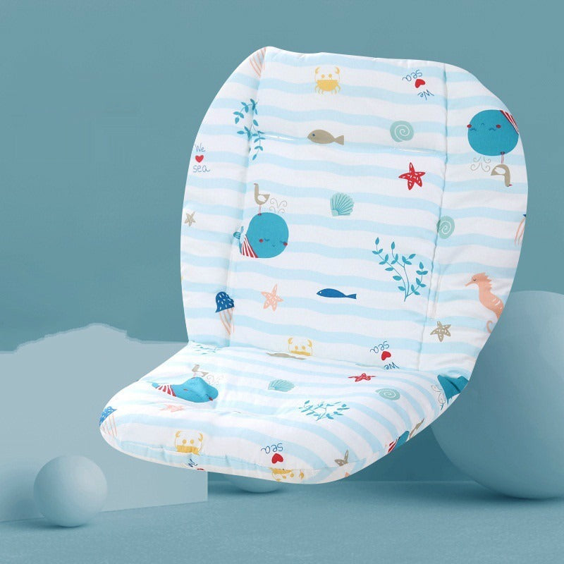 All-Season Pure Cotton Baby Stroller & Toddler Cushion
