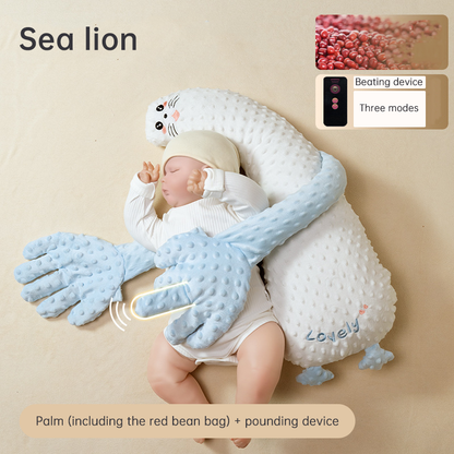 Baby Anti-Moros Reflex Soothing Sleep Pillow & Patting Toy