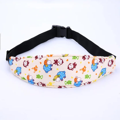 Adjustable Baby Stroller Head Support Sleep Positioner