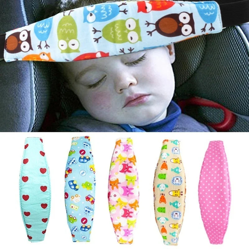 Adjustable Baby Stroller Head Support Sleep Positioner