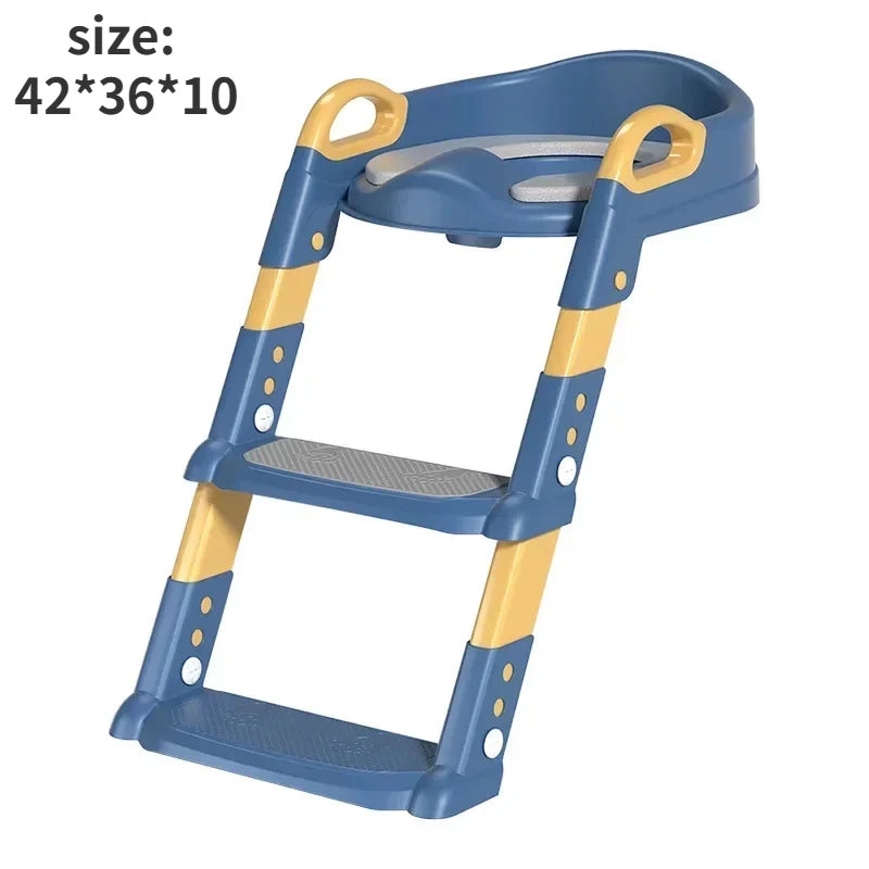 Folding Step Stool Baby Toilet Seat Ring & Potty