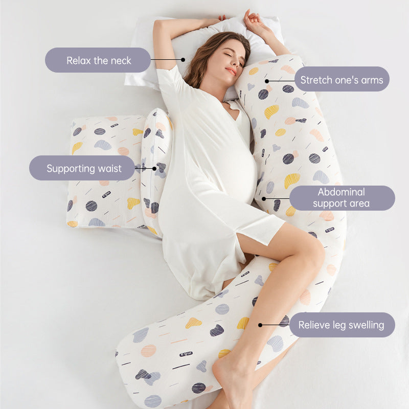 C-Shaped Ergonomic Maternity Breastfeeding Body Pillow