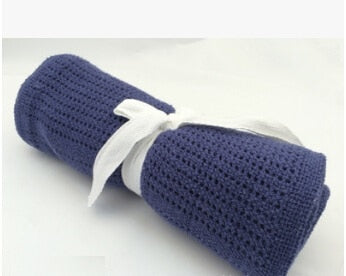 Super Soft Cotton Baby Swaddle Blanket & Stroller Cover