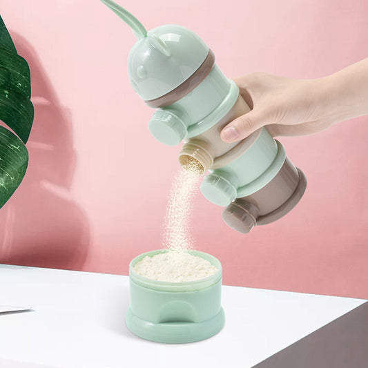 4 Layer Baby Formula Dispenser & Milk Powder Storage