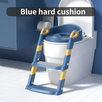 Folding Step Stool Baby Toilet Seat Ring & Potty