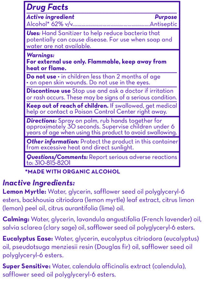 California Baby Hand Sanitizers