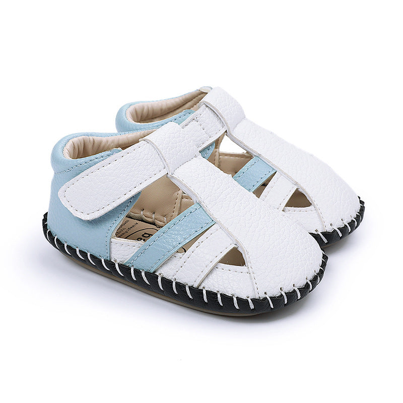 Stitched Baby Sandals with Rubber Soles