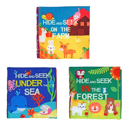 Children's Soft Activity Book with Sensory Toys