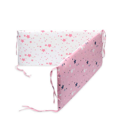 Double-Faced Detachable Print Baby Crib Bumper