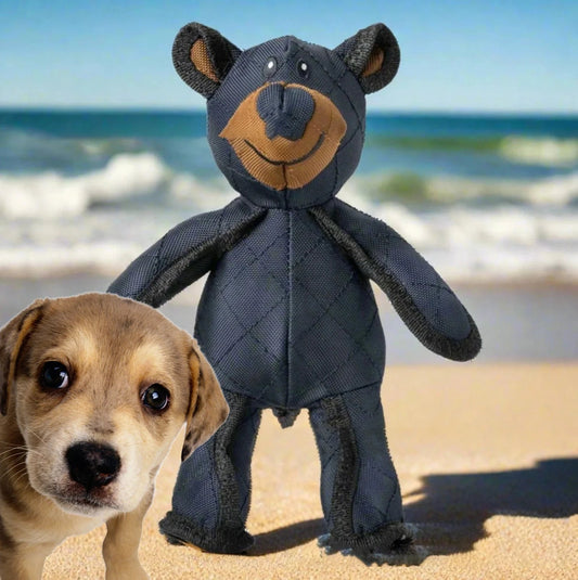 Mighty Bear Plush Interactive Teeth Cleaning Dog Toy