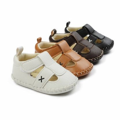 Open-Detail Baby Summer Shoes with Soft PVC Soles