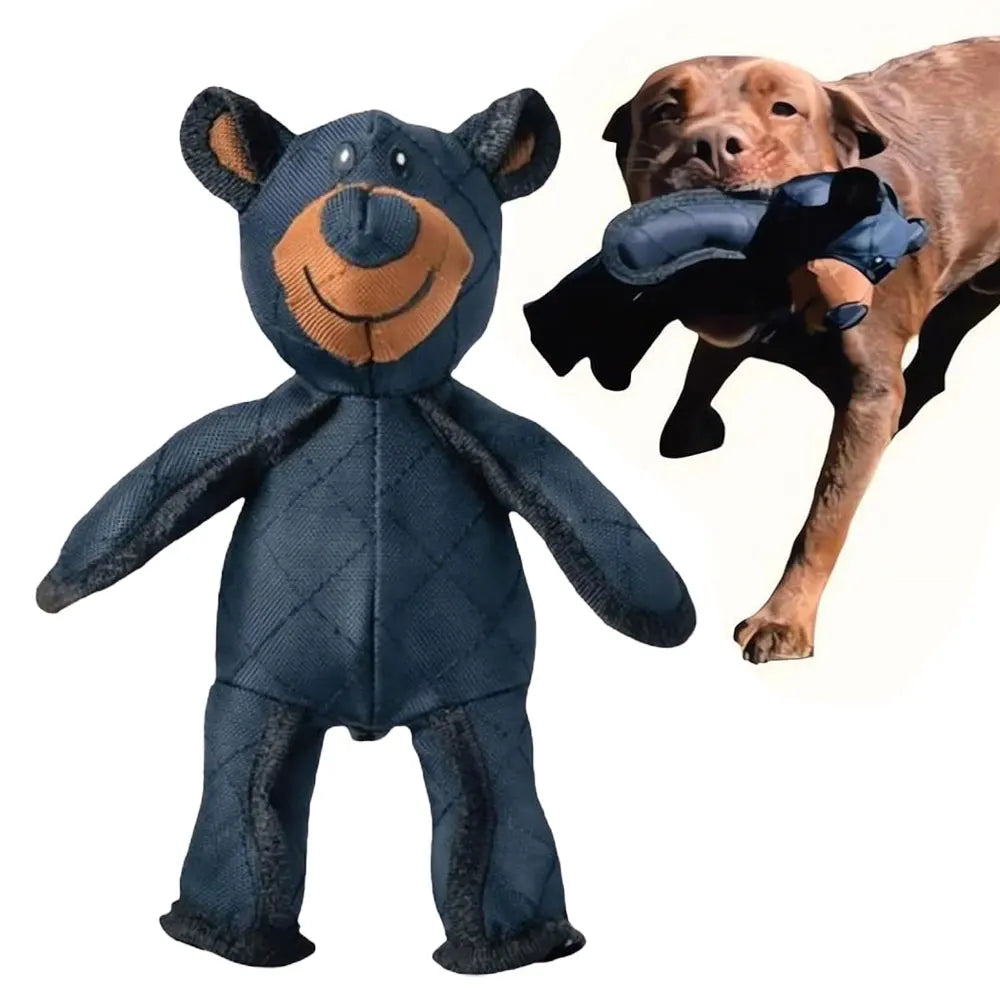 Mighty Bear Plush Interactive Teeth Cleaning Dog Toy