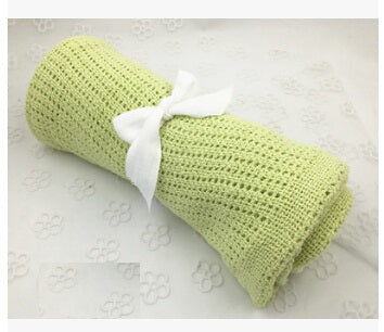 Super Soft Cotton Baby Swaddle Blanket & Stroller Cover