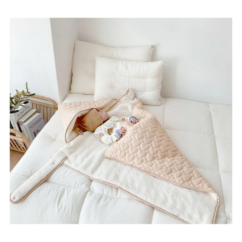 Fleece Windproof Baby Stroller Blanket & Swaddle Wrap