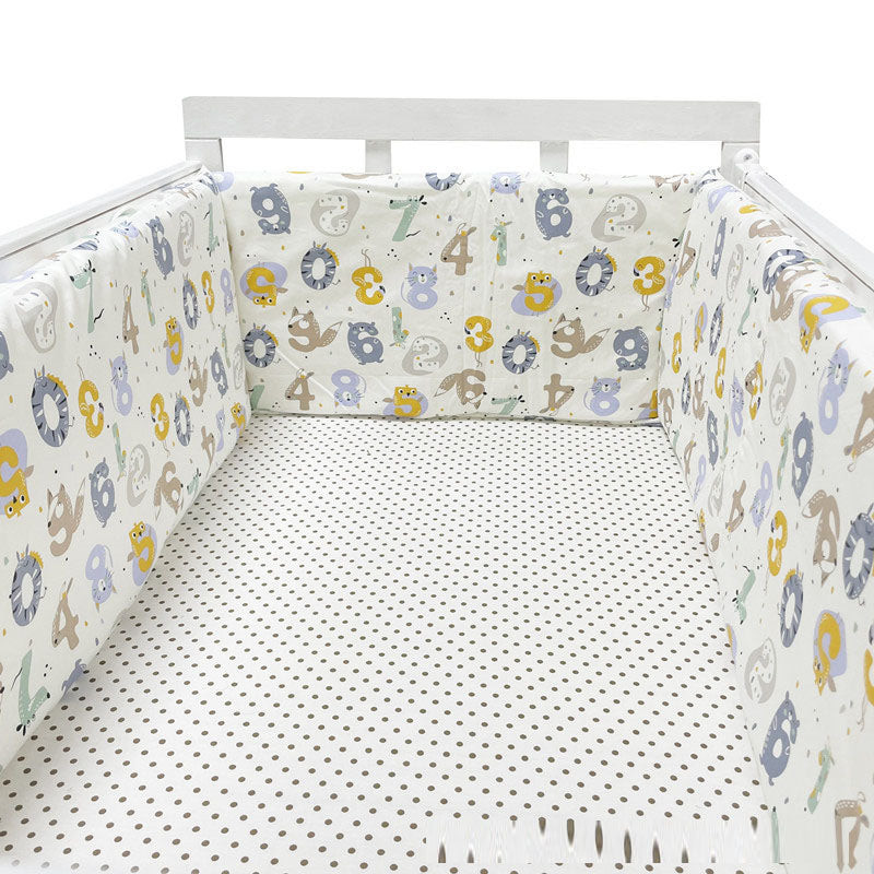 Baby Bed Safety Fence Anti-Fall Cotton Protective Guard