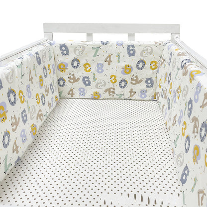Baby Bed Safety Fence Anti-Fall Cotton Protective Guard