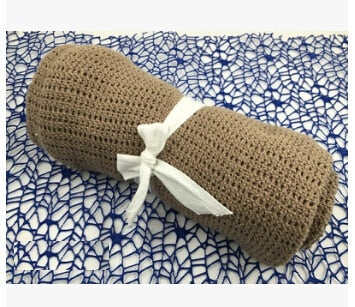 Super Soft Cotton Baby Swaddle Blanket & Stroller Cover