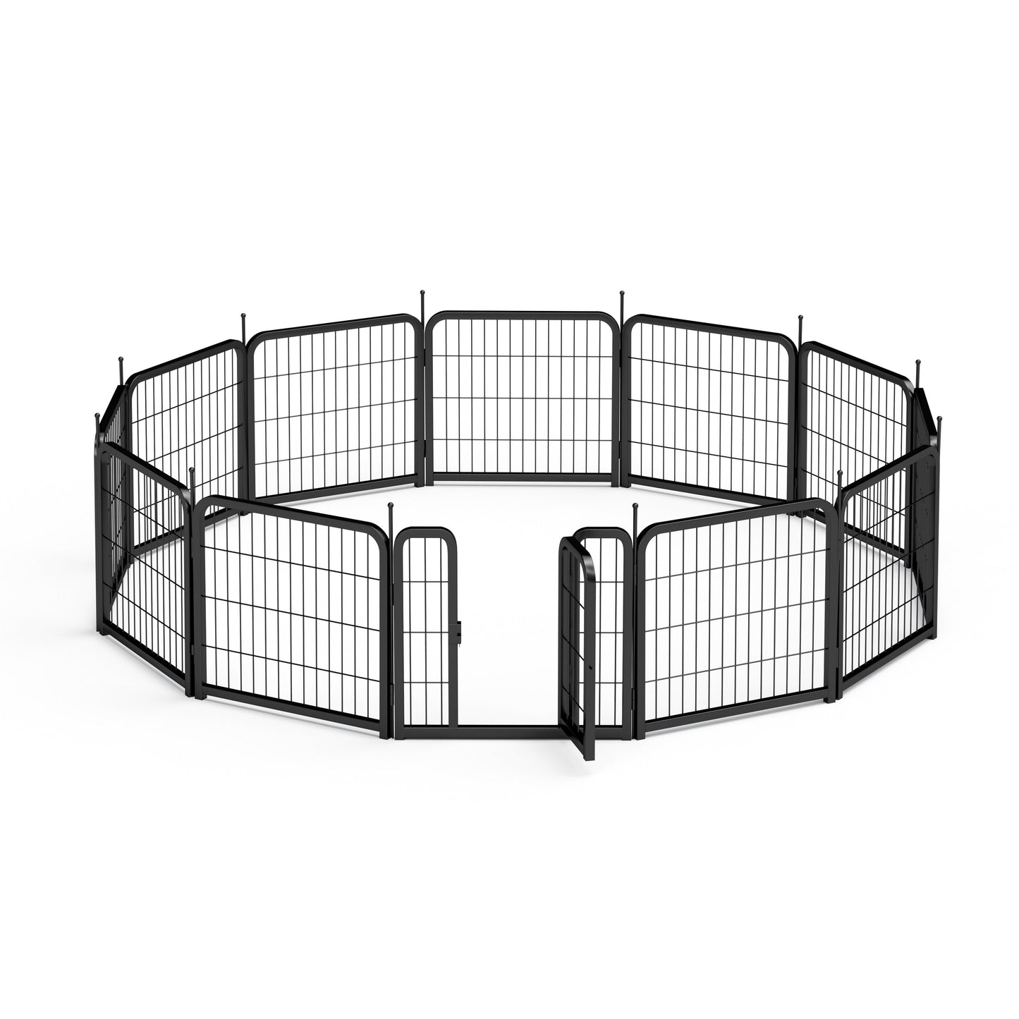 12 piece Portable Indoor & Outdoor Dog Fence, 24 inch