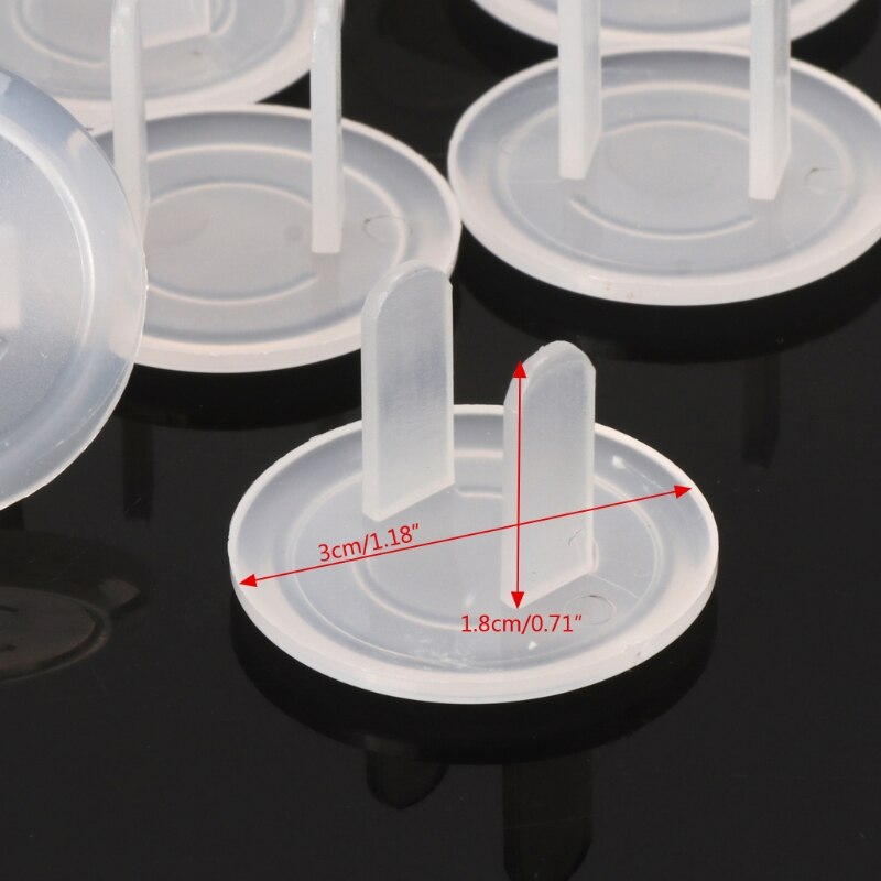 10-Pack Child Safety Electrical Outlet Cover Plugs