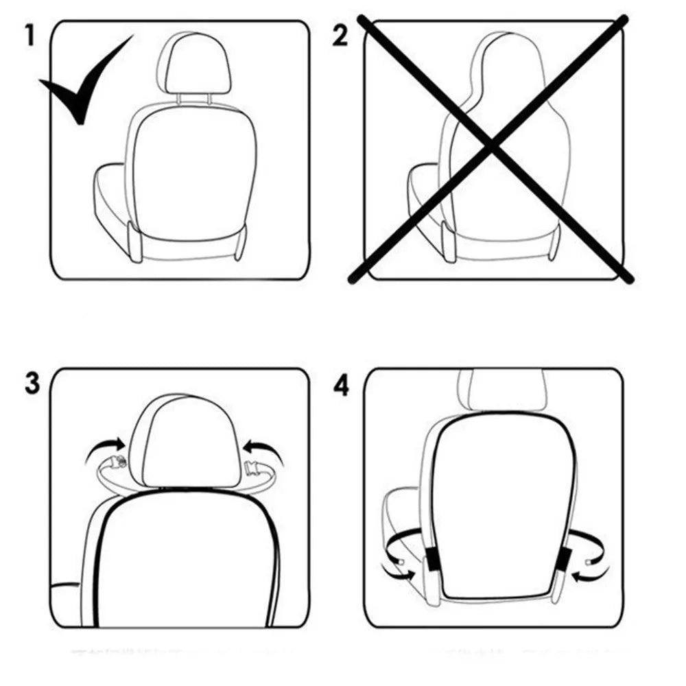 Car Seat Back Cover Protector for Kids & Pets