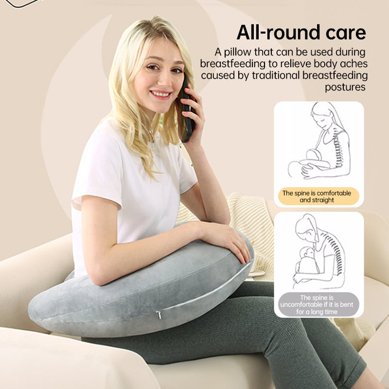 Crocheted Arm-Support Reading & Breastfeeding Pillow