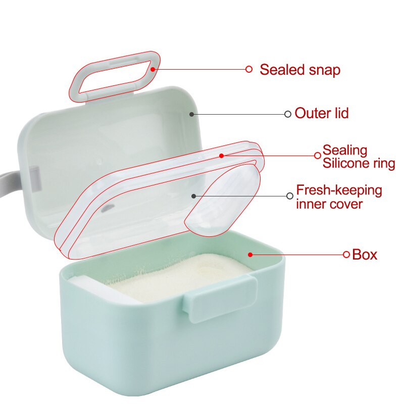 Portable Baby Milk Powder & Snack Storage Container