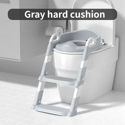 Folding Step Stool Baby Toilet Seat Ring & Potty