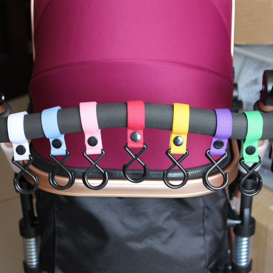 3 Pack Baby Stroller Organizer Hooks & Hangers