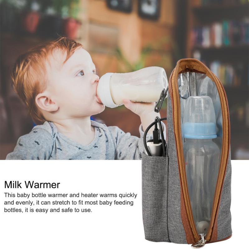 Portable USB Baby Bottle Warmer & Heating Bag