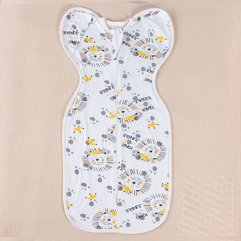 Cotton Anti-Kick Printed Baby Sleeping Bag