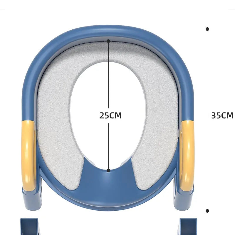 Folding Step Stool Baby Toilet Seat Ring & Potty