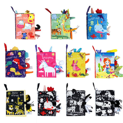 Children's Soft Activity Book with Sensory Toys